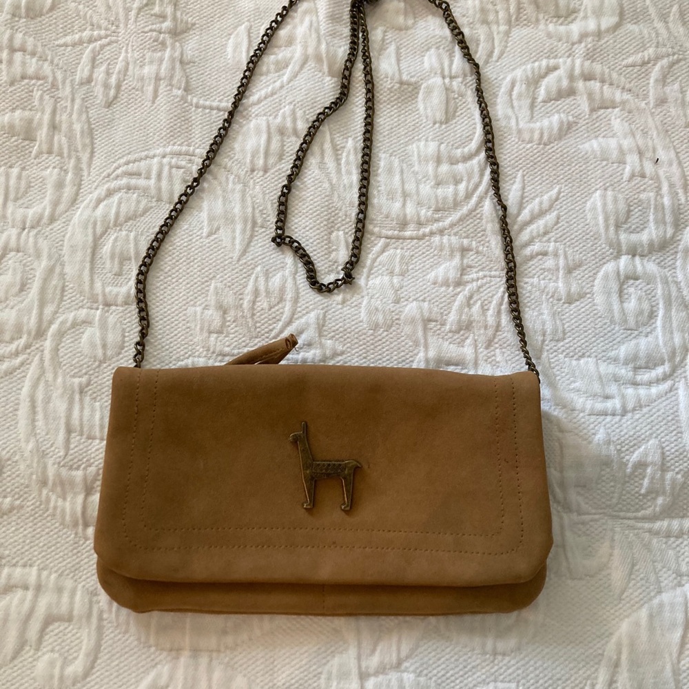 Francesca’s llama crossbody bag